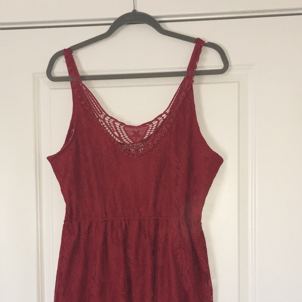 Red Lace Dress